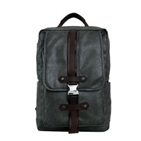 Sac à dos décontracté en PU pour homme, grande capacité, avec port de chargement USB, style coréen, tendance, pour ordinateur portable, idéal pour étudiants