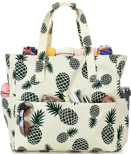 Bolsa personalizada impermeable a prueba de arena para mujer, bolso de lona con logotipo impreso, bolsa de piscina con cremallera, bolsa de playa de viaje para gimnasio y comestibles con mojado <span class=keywords><strong>Po</strong></span> - Product Image 1