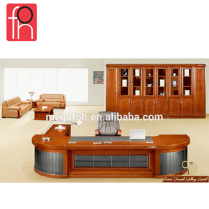 Luxury Wooden Office Furniture Manager <strong>Desk</strong> /executive <strong>Desk</strong> <strong>Solid</strong> <strong>Wood</strong>(FOH-A73221) - Product Image 1