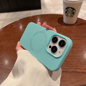 Gran oferta, funda de teléfono de silicona líquida a <span class=keywords><strong>precio</strong></span> de fábrica de lujo para <span class=keywords><strong>iPhone</strong></span> 15 <span class=keywords><strong>Pro</strong></span> <span class=keywords><strong>Max</strong></span>, fundas traseras de carga inalámbrica para <span class=keywords><strong>iPhone</strong></span> 15 <span class=keywords><strong>Pro</strong></span> - Product Image 3