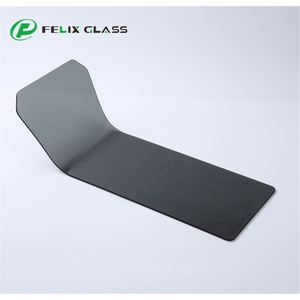 Verre trempé gris courbé sur mesure pour panneau de couverture d'appareil électrique - Product Image 6