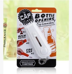 Llavero con abridor de botellas de acero inoxidable, lanzador de <span class=keywords><strong>cerveza</strong></span> divertido, abridor de botellas para cocina - Product Image 4