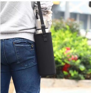 Porte-bouteille en néoprène avec ceinture, porte-bouteille en néoprène avec sangle - Product Image 5