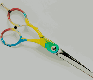 Ciseaux de coiffure professionnels pointus en acier inoxydable de 5.5 pouces pour droitier personnalisables avec logo personnalisé - Product Image 3