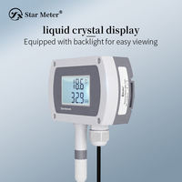 Xingyi CWS19 Wall-Mounted Air Temperature Humidity Transmitter LCD Display MODBUS Communication ABS Material Slide Rail OEM ODM
