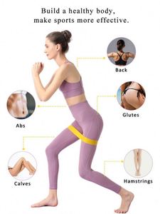 Bandas de Resistencia para Gimnasio y Yoga, Mini Bandas de Látex Largas para Ejercicios de Resistencia, Juego de Bandas de Resistencia con Logotipo Personalizado al por Mayor - Product Image 4