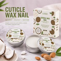 Cire pour cuticules nourrissante, protectrice et réparatrice, texture personnalisée, OEM, végane, au karité, noix de coco et amande, pour adoucir et restaurer, en vrac, faible MOQ