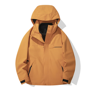 Logotipo personalizado Chaquetas de invierno para hombres y mujeres son tres en uno desmontable de dos piezas al aire libre a prueba de viento e impermeable - Product Image 2