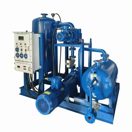 Unit vakum berpendingin air, sistem pompa vakum cincin cair untuk sistem pompa vakum untuk penggunaan industri