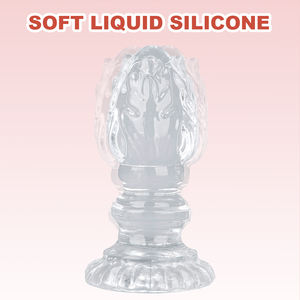 Juguete para adultos Estimulación intensa de próstata Consolador transparente Vaginal G-spot Masaje Anal Plug <span class=keywords><strong>Novela</strong></span> Alien Beast Forma de pene Juguete sexual - Product Image 4