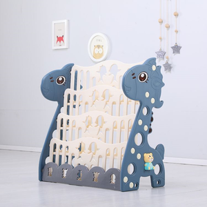 Estantería <span class=keywords><strong>Infantil</strong></span> Moderna Ajustable y Multifuncional para Guardería, Librería Extensible de Plástico para Sala de Estar, Estantería para Niños - Product Image 5