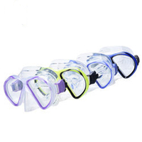 Lunettes de plongée en apnée en silicone d'approvisionnement d'usine pour adultes de qualité alimentaire pour la natation et la plongée avec tube respiratoire