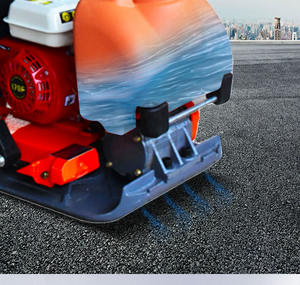 Alta Qualidade Elétrica Reversível Máquina De Compactador De Placa Vibratória Compactador De Solo De Pavimento Rodoviário Alta Intensidade Vibração Reversa - Product Image 3