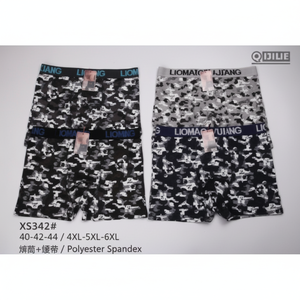 Boxer da uomo di buona qualità XXL/XL traspirante in Nylon Spandex Design semplice con Logo sulla confezione della borsa delle mutandine Plus Size in vita - Product Image 1