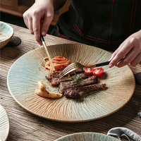 Service de vaisselle rétro en céramique pour la maison et la cuisine – Assiettes et bols en porcelaine