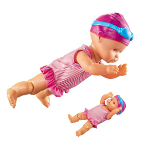 Poupée de bain en Silicone vinyle, jouet de <span class=keywords><strong>baignoire</strong></span> interactif, cadeau pour enfants, amusant, pour l'été, à piles, 13 pouces - Product Image 1