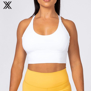 Barato <span class=keywords><strong>Sujetador</strong></span> de <span class=keywords><strong>lactancia</strong></span> de correas Cruz aptitud sexy yoga blanco condole cinturón deportes bra - Product Image 2