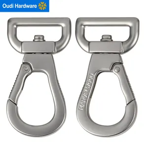 Zinc Alloy Spring Snap Hook Pet Buckle Swivel Clip Snap Hook For Dog Leash Heavy Duty Carabiner Hook