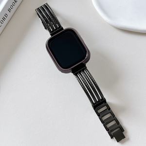 Nuovo Cinturino Regolabile in Acciaio Inossidabile 38/44/49mm Compatibile con <span class=keywords><strong>Apple</strong></span> <span class=keywords><strong>Watch</strong></span> Serie 10/9/8 <span class=keywords><strong>SE</strong></span> Traspirante Personalizzabile OEM - Product Image 6