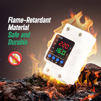 CG 40A 63A 80A 100A Double affichage Protecteur de courant sous tension Relais de réinitialisation automatique 230V