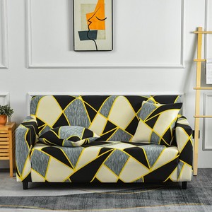 Meilleur Polyester Spandex Haute Stretch Simple Rayé Pas Cher En Gros Élastique Housse De <span class=keywords><strong>Canapé</strong></span> Pour <span class=keywords><strong>Canapé</strong></span> Inclinable En Forme De L - Product Image 2