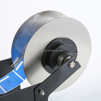 Machine d'étiquetage manuelle pour petites bouteilles et bocaux ronds en plastique, verre, métal, applicateur d'autocollants économique