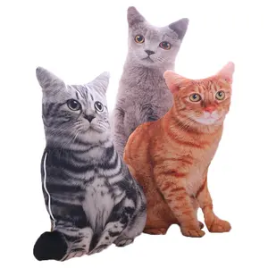 Gerçekçi simons kedi peluş yastık oyuncaklar yumuşak kedi büyük sarılma peluş