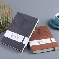 Carnet personnalisé avec logo imprimé A4/A5, couverture rigide, agenda hebdomadaire/mensuel, journal, carnet de notes