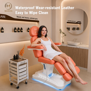 Lettino Elettrico Regolabile per Estetica e Tatuaggi con Motori CE, Poltrona Reclinabile per Salone di Bellezza, Tavolo da Massaggio, Lettino per Terapia Facciale, per Hotel - Product Image 2