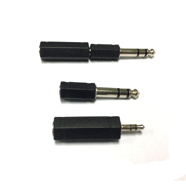 3.5mm Male to 6.5 mm Female Adapter 3.5 plug to 6.35 Jack Stereo Speaker Audio Adapter converter for Mobile Phone PC Notebook