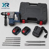 Marteau perforateur rotatif sans fil industriel 21V SDS-Plus, briseur de béton robuste 800W, outil électrique DIY avec coffret CE RoHS