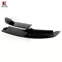 Pabrik Baru Menjual Spoiler Bibir Bumper Depan 2-PIECE F10 F11 M Performance Glossy Black Cocok untuk Seri 5 2010-2017 Kualitas Tinggi