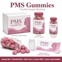 Bonbons gélifiés à base de plantes pour soulager les symptômes du SPM, gommes à mâcher aux nutriments naturels pour la maintenance du bien-être féminin mensuel