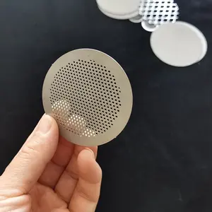 Food Grade 120 150 200 Micron 304 316 Stainless Steel Phosphor Bronze Perforated Screen Coffee Filter Disc