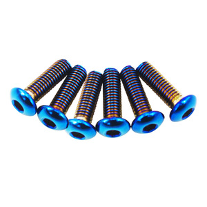 PQYRACING Tornillos de montaje para volante M5x15L, cabeza plana, cabeza redonda, de acero, para reemplazo y reparación - Product Image 4