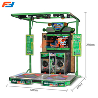Jeux de divertissement d'intérieur, borne d'arcade Dance Dance Revolution, borne d'arcade Pump It Up