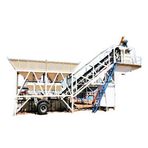 Bétonnière rotative électrique russe avec moteur en cuivre pur et pompe à décharge hydraulique, grande capacité 1500L - Product Image 1