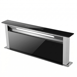 <span class=keywords><strong>Hotte</strong></span> <span class=keywords><strong>aspirante</strong></span> électrique ultra-silencieuse en acier inoxydable de 90 cm, pour usage domestique et hôtelier, classe énergétique 150W, aspiration inférieure - Product Image 5