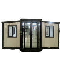 Maison préfabriquée en conteneur maritime moderne et sécurisée de 20 pieds à vendre - Maison portable pliable et extensible, maison mobile miniature