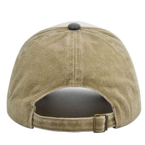 Casquette de baseball vintage délavée à visière souple, logo personnalisé, bord incurvé, chapeau unisexe tendance - Product Image 5