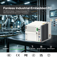 Ordinateur industriel robuste intégré sur rail DIN avec WiFi 5G, entrée CC large plage 9-36V, directement de l'usine