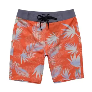 橙色热卖美洲欧洲尺码夏季沙滩裤男士休闲速干冲浪游泳短裤男士板短裤