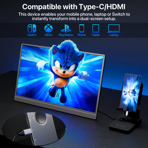 15.6 inch đa màn hình máy tính xách tay mở rộng 2025 mới xách tay màn hình <span class=keywords><strong>LCD</strong></span> màn hình duy nhất Nâng cấp độ nét cao làm việc nghiên cứu - Product Image 4