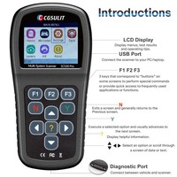 CGSULIT SC530 Pro pour BENZ, outil de diagnostic complet du système, scanner OBD2, outil de diagnostic bidirectionnel
