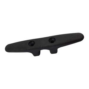 Cleat de amarre de nailon negro de pierna corta disponible en varios tamaños; Accesorio marino tipo bollard <span class=keywords><strong>para</strong></span> barcos y yates - Product Image 1