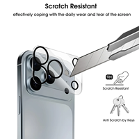Verre trempé HD caméra Len couverture téléphone 9H anti-rayures téléphone caméra Film protecteur pour IPhone 17 Air 16 15 14 13 12 11 Pro Max