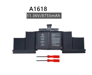Batterie d'ordinateur portable A1618 pour <span class=keywords><strong>Apple</strong></span> <span class=keywords><strong>MacBook</strong></span> <span class=keywords><strong>Pro</strong></span> <span class=keywords><strong>15</strong></span>" A1398 Mi <span class=keywords><strong>2015</strong></span> MJLQ2 MJLT2 MJLU2 Remplacement Lithium-Ion 11.36V 99.5Wh 8755mAh - Product Image 2