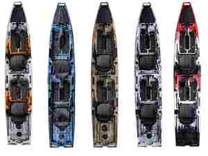 เรือคายัคแบบนั่งบน 2 ที่นั่ง รุ่น Double Big Fish ลดราคาสำหรับตกปลาและพายเรือ - Product Image 4