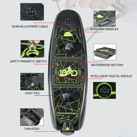 Planche de Surf Électrique à Jet Rapide 50 km/h pour Adultes, en Fibre de Carbone, pour Sports Nautiques