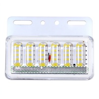 Feu de position latéral LED 6D avec éclairage sous-bonnet 12V 24V pour camion et remorque 2010-2025